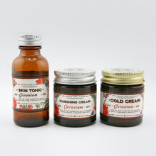 Load image into Gallery viewer, Geranium Travel Beauty Set - The Lovely Rose Apothecary